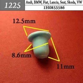 1225 Клипса пистон для Audi BMW Fiat Lancia Seat Skoda Volkswagen