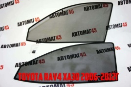 BRENZO  каркасные шторки на магнитах Toyota Rav4 XA30 2006-2012г стандарт сетка передние 2шт 10%