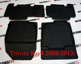 Коврики  в салон Toyota RAV4 2006-2012г комплект 4шт   