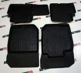 Коврики в салон Renault Logan 04-14г 1 покол-е Renault Sandero/Stepway до 15г Lada Largus компл 4шт