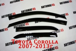 VAD  дефлекторы окон Toyota Corolla Тойота Королла седан 2007-2013г комплект 4шт   
