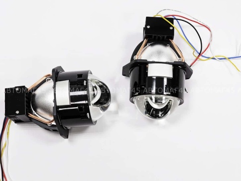 Ruzoom светодиодные Би-Led линзы 3.0" 12V 50W/60W 6500K 6000Lm 2шт гарантия 12 мес фото 5