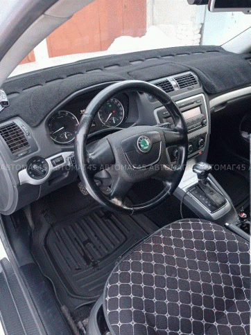 Накидка на панель Skoda Octavia A5 Шкода Октавиа А5 2004-2013г карпет Maximal фото 6