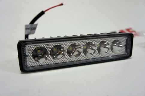 MYX  фара светодиодная 6000К 1200Lm 10-30V  6 диодов 18Вт рабочий свет 1шт гарантия 12 мес  фото 5