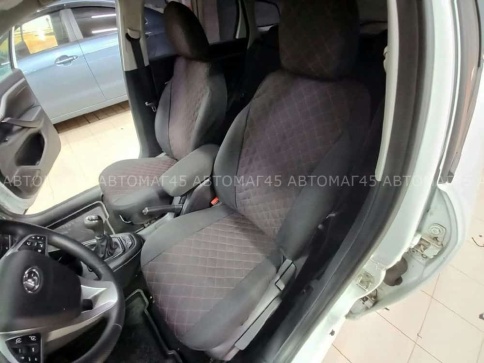 Авточехлы  Lada Vesta Лада Веста седан SW SW Cross жаккард черный с красной ниткой ромб Барс фото 4