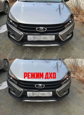 Реснички накладки на фары Lada Vesta Лада Веста 2шт    фото 6