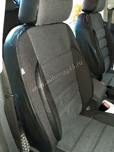 Авточехлы  Volkswagen Golf Plus Гольф Плюс Volkswagen Tiguan Тигуан до 17г жаккард серо-черн Ижевск фото 6