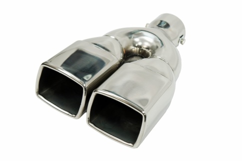 Насадка  на глушитель HJ-H3014 сталь двойная salman фото 5