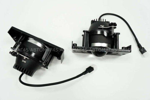 ZMB Фары противотуманные 1 линза  ВАЗ 2110-2112 ВАЗ 2113-2114-2115 LED 50W 6000LM 2шт гарантия 6 мес фото 3