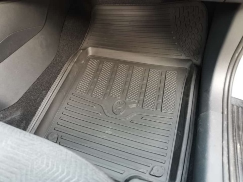 Rezkon  Коврики в салон Volkswagen Polo Лифтбэк c 2020г Skoda Rapid c 2012г комплект 4шт    фото 3