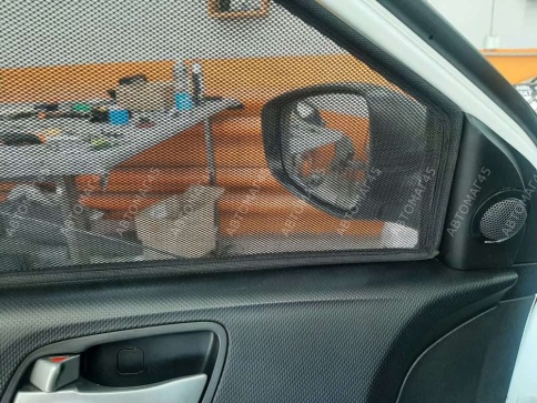 Шторкофф  каркасные шторки на магнитах Hyundai Solaris Солярис cедан 2017-2022г передн 2шт станд 5% фото 5