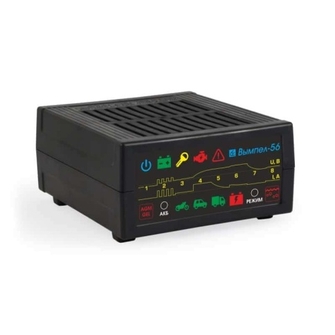 Вымпел-56 З/У для АКБ 20А до 200а/ч Диагностика АКБ стартера и генератора оригинал гарант 1год фото 2