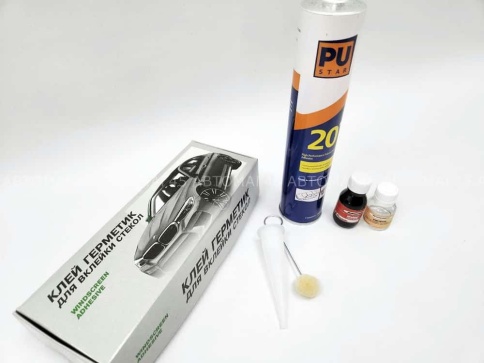 Renz 20  набор для вклейки стекол клей праймер обезжириватель аппликатор АКЦИЯ!    фото 4