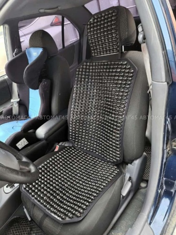 Maximal  накидка на сиденье массажная черная шариковый SM5-BL   фото 1