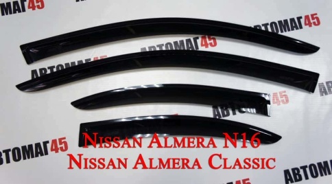 ANVair  дефлекторы окон Almera Classic 06-12г Almera N16 00-06г 4шт фото 2