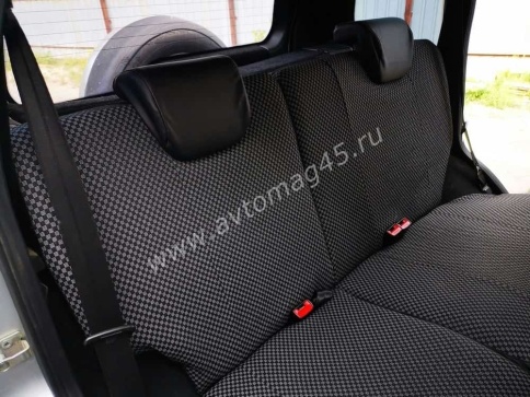 Авточехлы  Нива Шевроле Niva до 2014г жаккард черный    фото 8