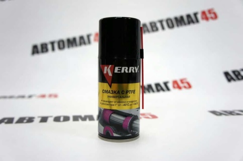 KERRY  смазка тефлоновая с PTFE универ аэрозоль 210мл    фото 2