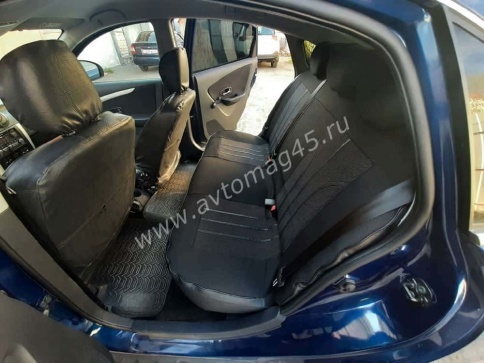 Авточехлы  Nissan Almera Ниссан Альмера 2013-2019г 2/3 жаккард    фото 6