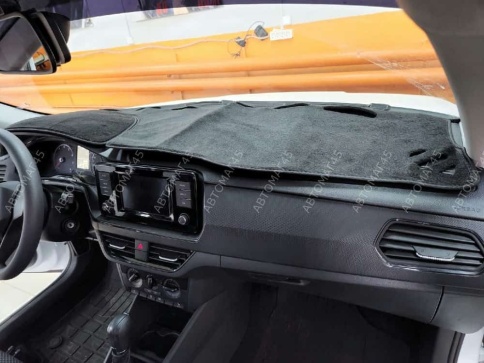 Накидка на панель Volkswagen Polo 6 Фольцваген Поло 6 лифтбек с 2020г карпет  фото 4