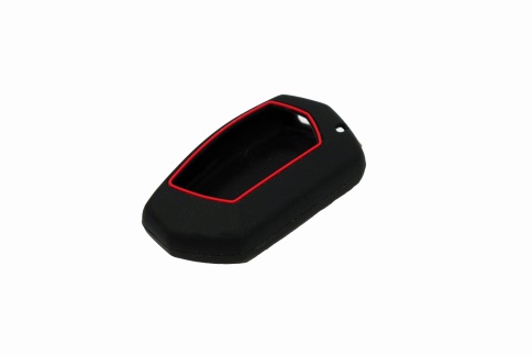 Pandora  DX 90 чехол силиконовый рифленый черный/красный   фото 2