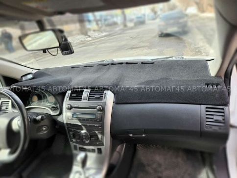 Накидка на панель Toyota Corolla Тойота Королла 2007-2013г кузов 150 карпет  фото 1