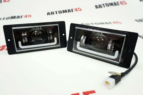 C2R  Фары п/туманные LED 2110 2112 40W 4000LM линза + ходовой огонь гарантия 3 мес фото 2