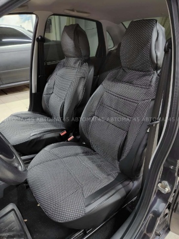 Авточехлы  Лада Granta Гранта  1/1 с 08.2018г жаккард черные    фото 4