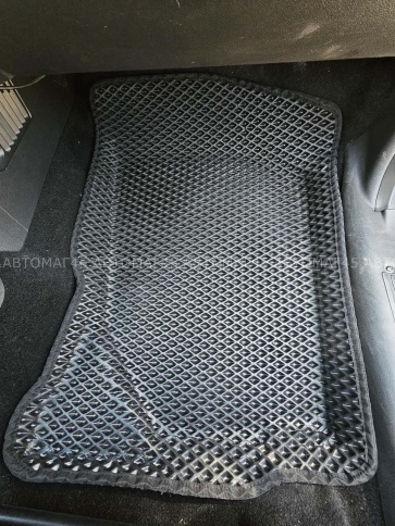 BORATEX  коврики в салон 3D EVA ЭВА Lada Kalina Granta Datsun On-do Mi-do черн рис ромб компл 5шт  фото 2