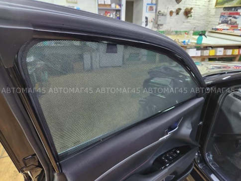 TLT  каркасные шторки на магнитах Toyota Camry V70 Камри V70 с 2018г передние 2шт стандарт 10% фото 2