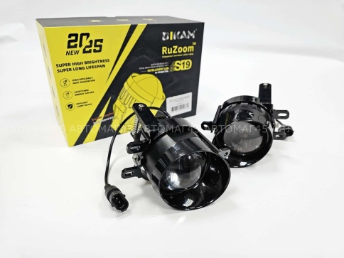 Ruzoom S19 Фары противотуманные 1 линза Toyota/Lexus LED 80W 7500LM 2шт гарантия 6 мес фото 3