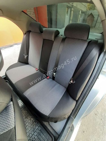 Авточехлы  Toyota Corolla Тойота Королла 2013-2019г кузов 160 180 жаккард серый Ижевск     фото 6