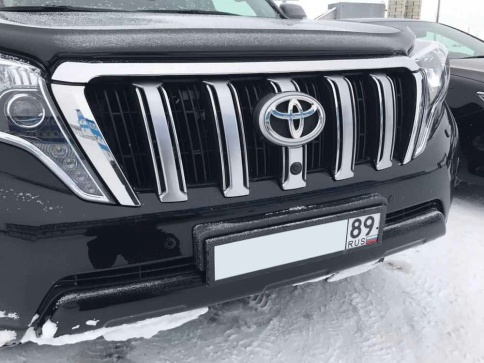 Skyway  рамка номерного знака нержавейка черная    фото 3