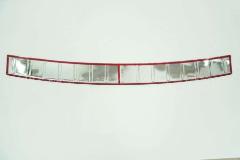 Накладка  на задний бампер Toyota RAV4 XA40 2013-2015г до рестайлинг нержавейка хром 1шт   фото 2