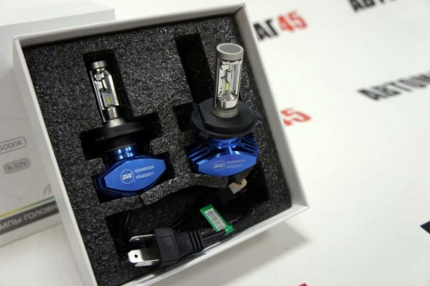 SVS S1  plus чип CSP LED 2шт H4 12В 30W 5000К 4000Lm с обманкой гарантия 5 мес    фото 6