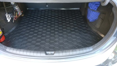 Rival  коврик в багажник полиуретан Hyundai Solaris Солярис седан с 2017г KIA Rio Рио седан с 2017г фото 3