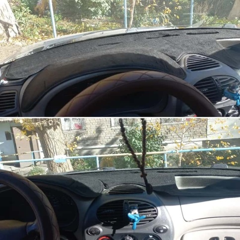 Накидка на панель Lada Kalina Калина 1 04-13г без подушки безопасности карпет  фото 3