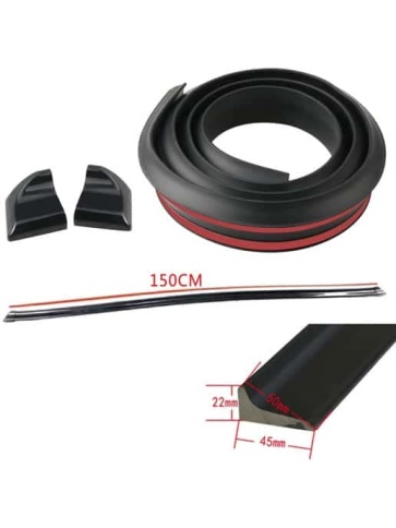 SAMURAI Спойлер для багажника универсальный 1,4м черный  фото 3