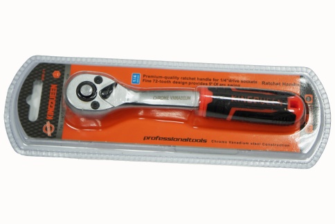 Kingqueen трещотка 1/4 72 зуба 155мм    фото 3