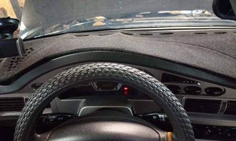 Накидка на панель Daewoo Nexia N150 Дэу Нексиа 2008-2016г  карпет  фото 4