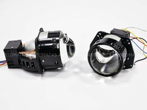 Ruzoom светодиодные Би-Led линзы 3.0" 12V 50W/60W 6500K 6000Lm 2шт гарантия 12 мес фото 6