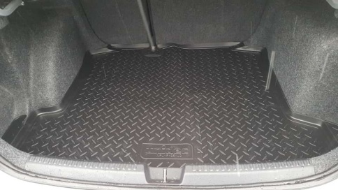 NorPlast коврик в багажник полиуретан Volkswagen POLO Фольцваген Поло седан 2010-2020г    фото 4