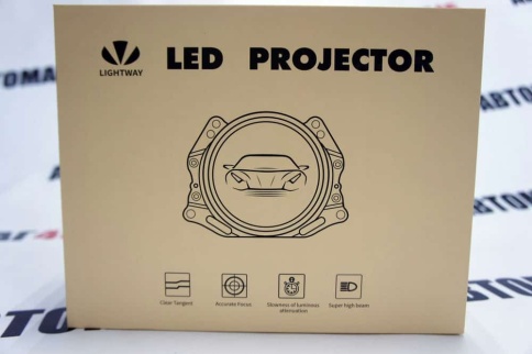 LTway  A3+ MAX светодиодные Би-Led линзы 3.0" 12V 35W 5500K 4000Lm гарантия 12 месяцев    фото 7