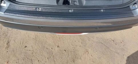 STYLE  Накладка на задний бампер Лада Веста Lada Vesta седан     фото 3