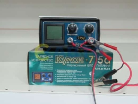 Кулон-715d зарядное устройство для АКБ 15А до 180а/ч 12В Автомат ЖК дисплей гарантия 1год    фото 2