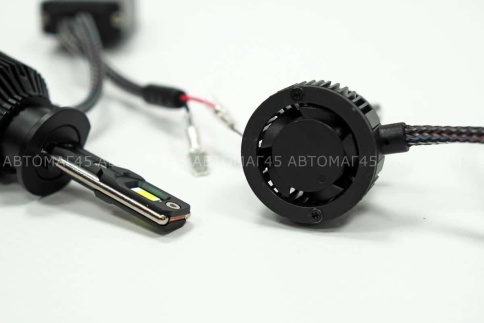 Ruzoom T55  светодиодные лампы LED 2шт H1 12В 55W 6000K 5500Lm гарантия 6мес    фото 6