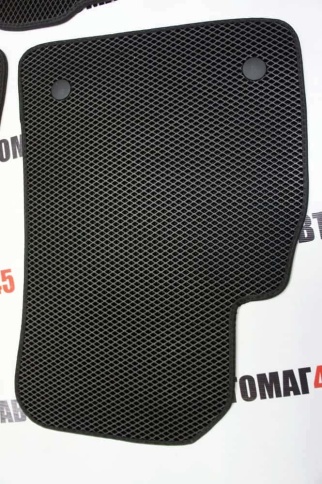 EVA ЭВА  коврики в салон Chevrolet Cruze 2008-2015г черный рисунок ромб комплект 5шт    фото 2