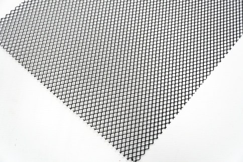 Rival защитная сетка на решетку радиатора алюминиевая ячейка 100х40см черная    фото 2