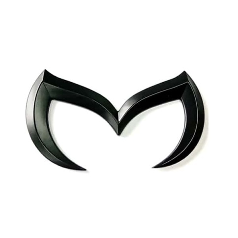 Шильдик Mazda черный металл 120*70мм 1шт SHK 074-01 фото 1