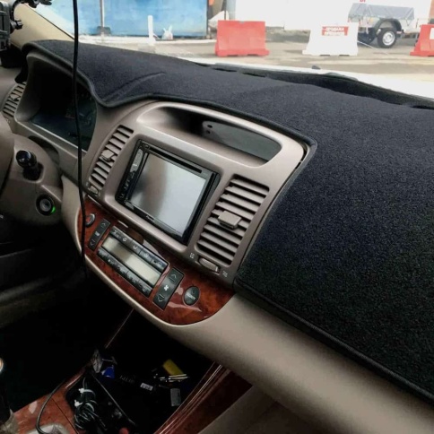 Накидка на панель Toyota Camry Тойота Камри V30 левый руль 2001-2006г карпет  фото 3