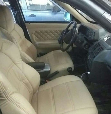 Экстрим  чехлы универсальные экокожа бежевый бежевый комплект    фото 1